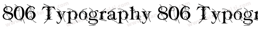 806 Typography 806 Typography字体转换